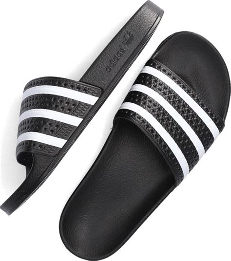 adidas zwarte slippers heren|adidas heren slips.